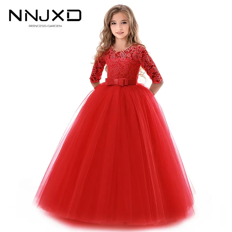 

Зимнее красное рождественское платье, новогодний костюм, платье для девочек, вечернее платье на свадьбу, день рождения, платье для выпускно...