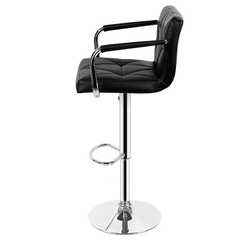 

2PCS Coffee Home Dining Bar Chair Office Kitchen Chair Minimalist Modern Style Square Board Bar Chairs Bar Furniture HWC