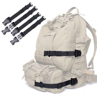4pcs molle system webbing straps tactical backpack vest adapter belts outdoor sports climbing hiking hunting bags chest straps