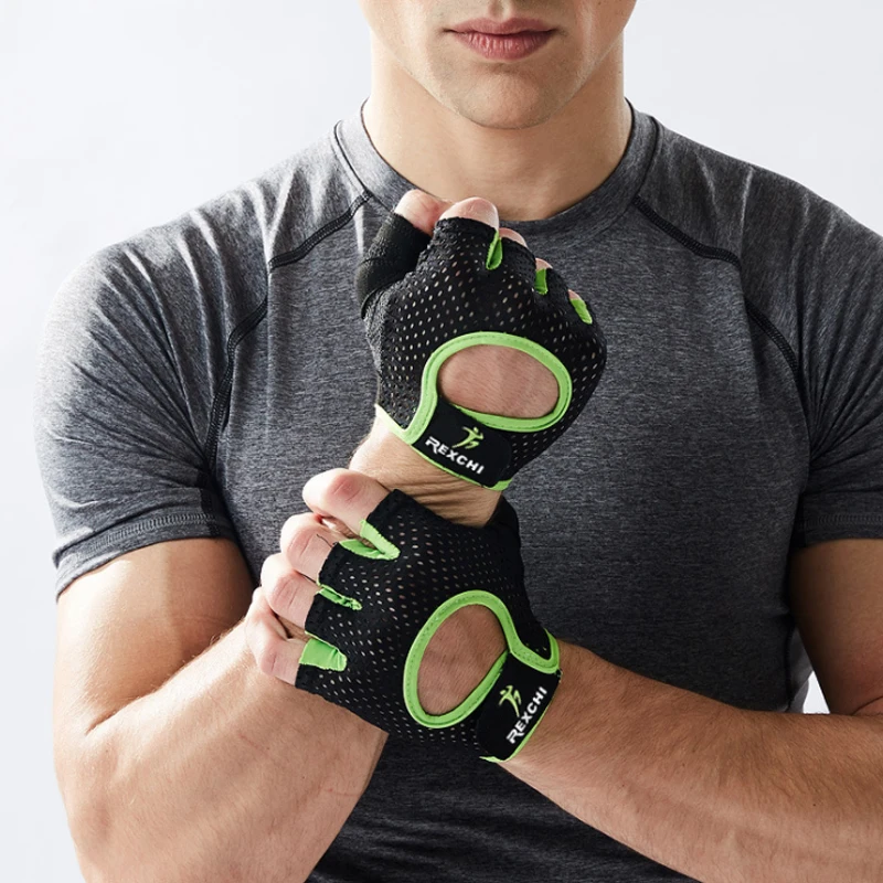 Профессиональные перчатки для тренажерного зала фитнеса силового подъема