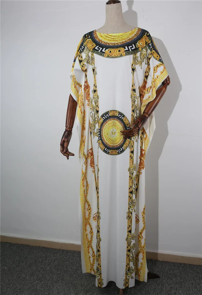 Европейское и американское свободное платье с принтом Африканское взрывное