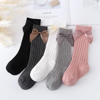 5 pairsbatch 1 12 years old soft and baby socks cotton socks bowknot and knee socks student campus wind socks girls socks