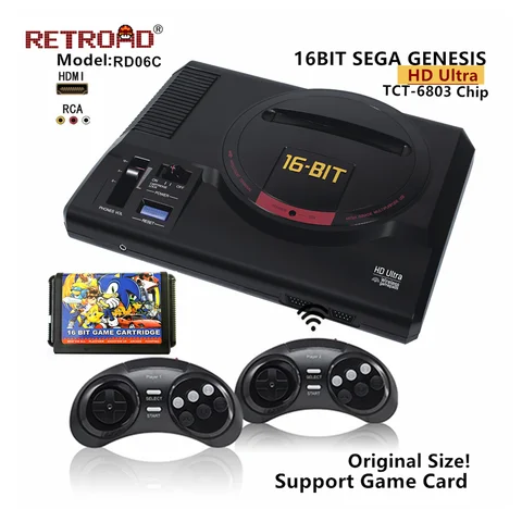 Игровая консоль SEGA Genesis RETROAD RD06C HD Ultra MEGADRIVE1, 170 игр
