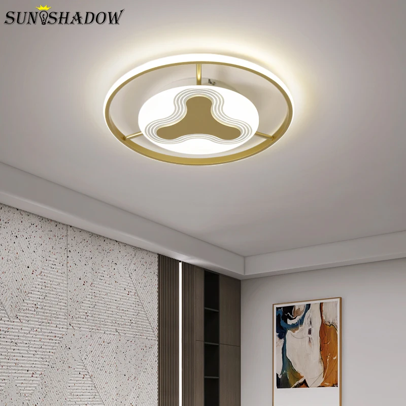 

Modern Ceiling Light Round Indoor Led Ceiling Lamp For Living Room Bedroom Dining Lustre Aisle Corridor Led Luminaires 110v 220v
