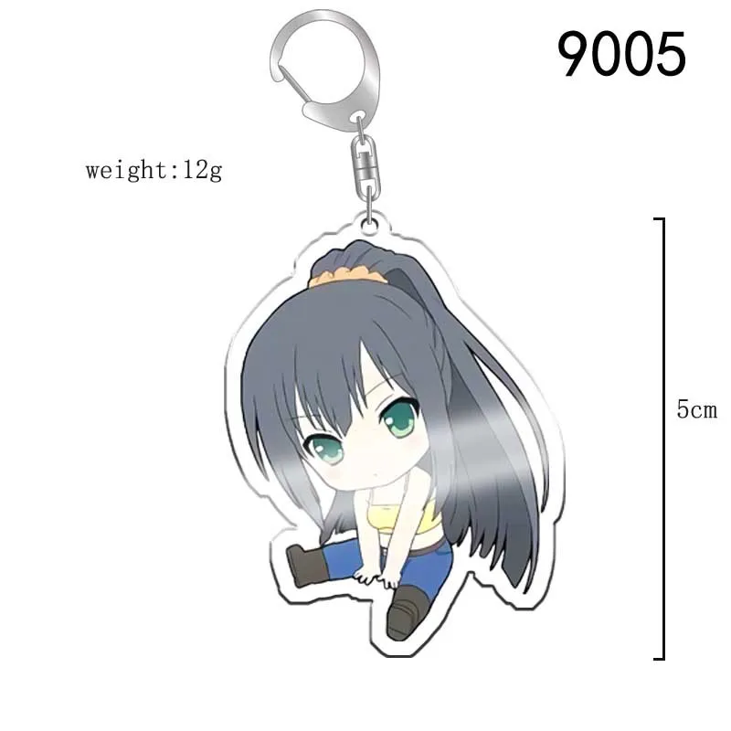 Is This a Zombie? Kanami Eucliwood Hellscythe Aikawa Ayumu Anime Kore wa Zonbi Desuka? Figure KeyChain Pendant Key Ring Charms | Украшения