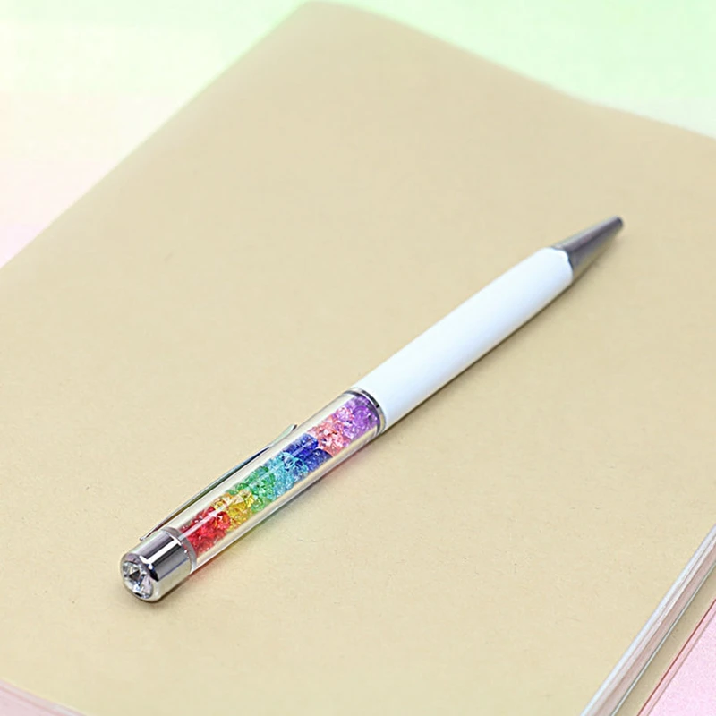 2 шт. шариковая ручка Радужная Шариковая уникальный дизайн слой золото и белый |