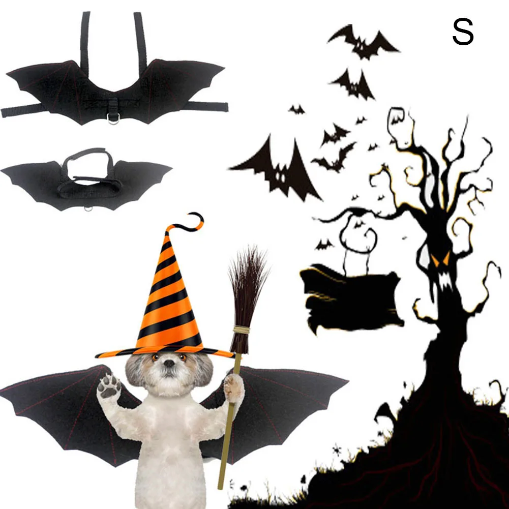 Костюм летучая мышь для домашних животных на Хэллоуин животное щенок кошка