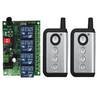 universal remote control dc12v 24v 4ch relay rf wireless remote control switch 315433 mhz remote controller and receiver garag