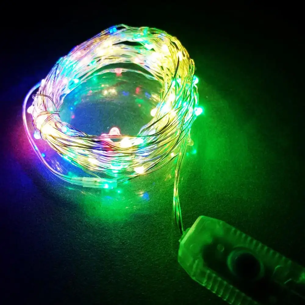 Бутылка вина свет гирлянда украшение пульт дистанционного управления с USB 8 Функция 10 м 100LED медная гирлянда струна Рождественская бутылка огни