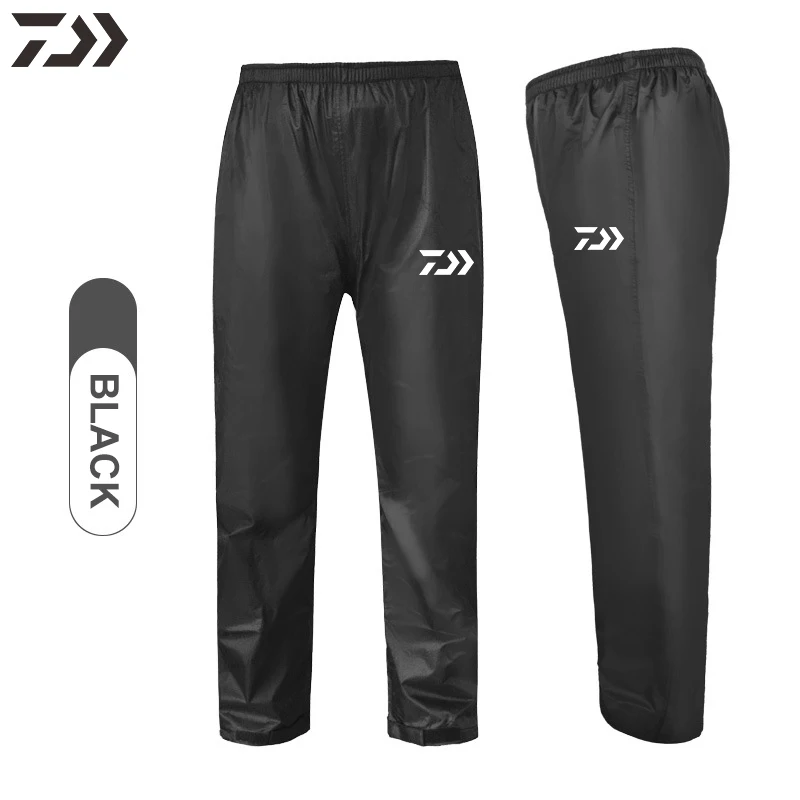 

Men Clothing Daiwa Fishing Pants Double Waterproof Rain Pants Breathable Windproof Shimanos Wear Outdoor Camping Hiking Trousers