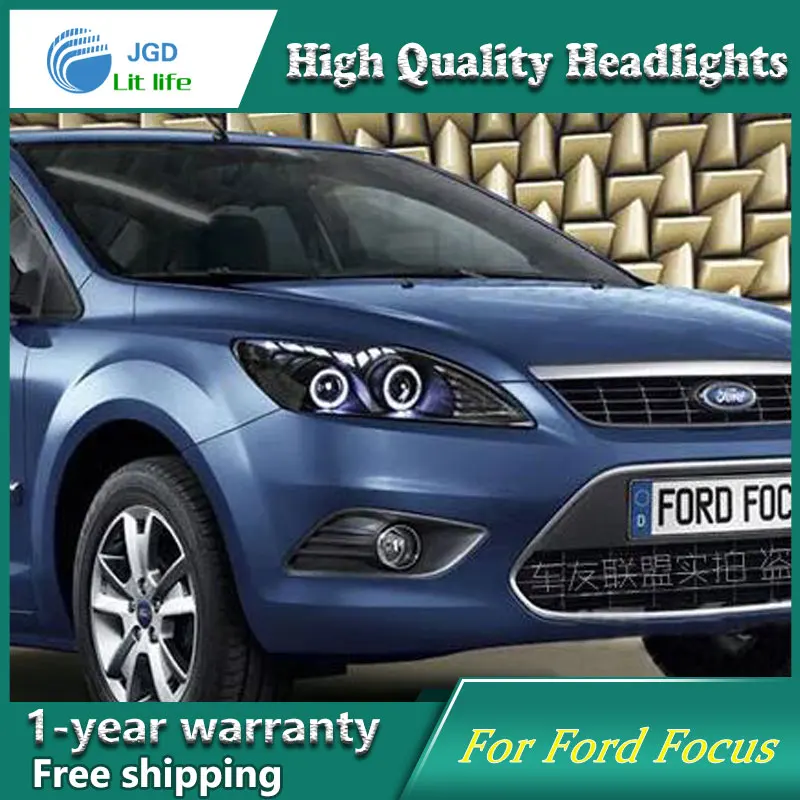 Автомобильный Стайлинг чехол для Ford Focus 2009 2013 фокус фары Светодиодная