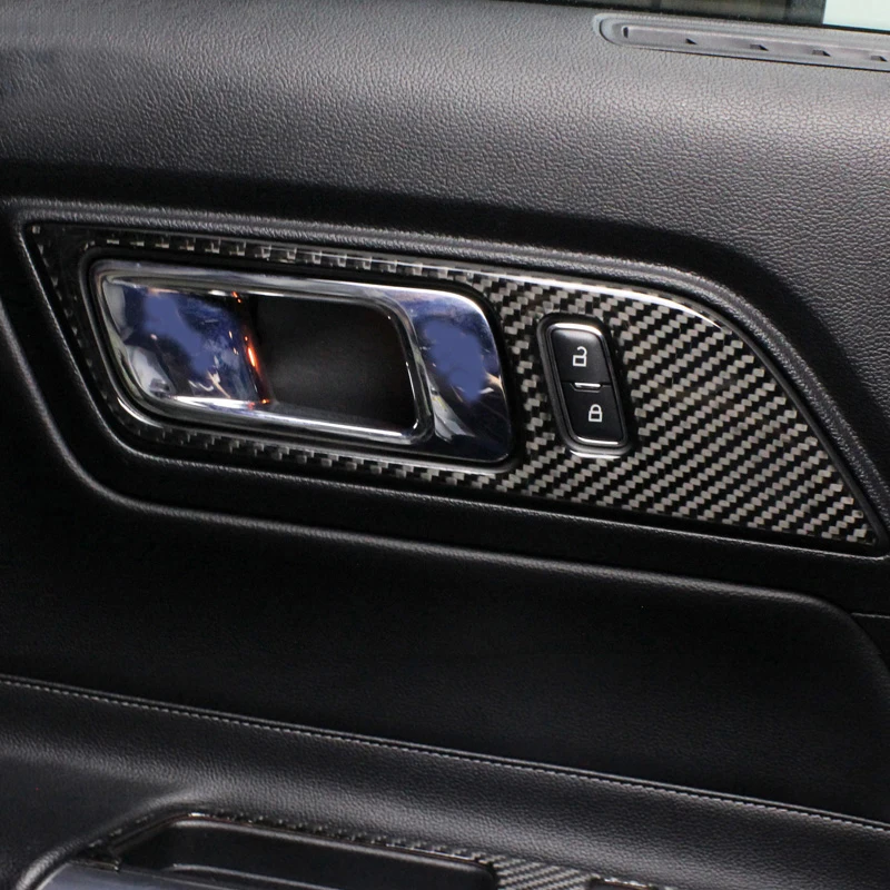 Карбоновое волокно для Ford Mustang внутренний переключатель передач Кондиционер