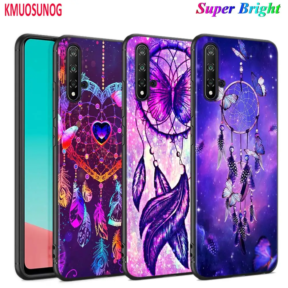 Черный чехол с изображением Ловца снов и мандалы для Huawei Nova 5 3i P Smart Z Plus 2019 P30 P20 Pro P10