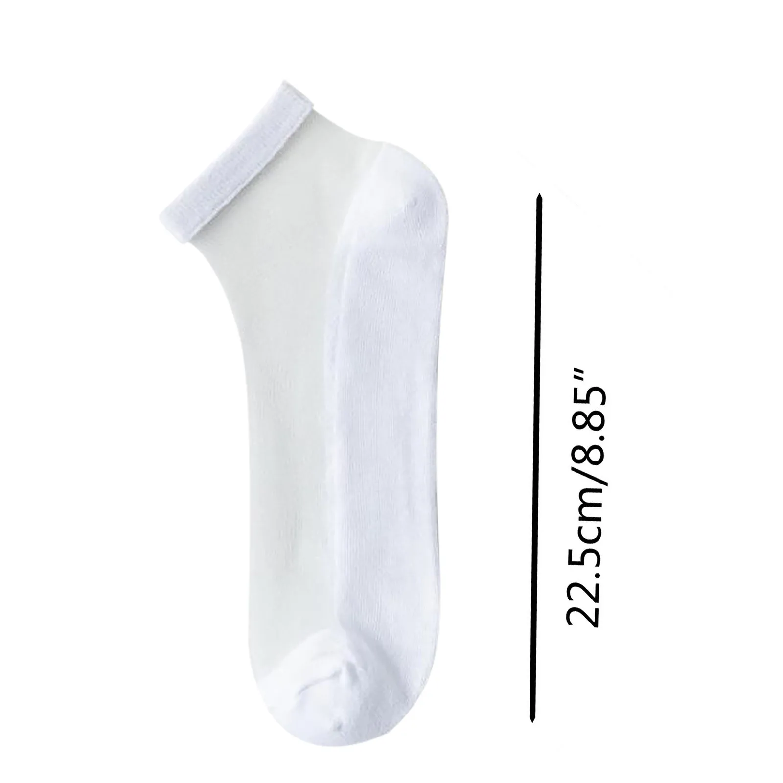 

Women Silicone non-slip invisible Lace Socks Summer Solid Color Mesh Ankle Boat Socks Female Slipper No show cute Socks #5
