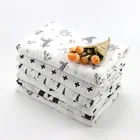 6 слоев 110*110 см 100% хлопок муслиновые пеленки детские постельные принадлежности простыни банное полотенце для новорожденного пеленки для младенца накидка для кормления грудью