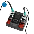 Xsoldering Pro без примесей свинца и двойная ручка паяльная станция 2.5S быстрый нагрев паяльник для подключения к комплект для JBC C210 C245 серии очищайте жало паяльника