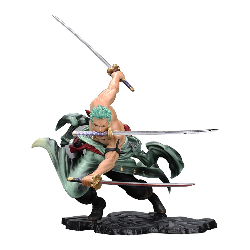 

4 Styles Anime One Piece Fugure Model New world Roronoa Zoro Straw hat Classic battle PVC Action Figure Collectible Gift Toy