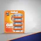 Лезвия для бритвы для мужчин, 4 шт.лот, кассета для бритья лица с 5 лезвиями из нержавеющей стали, безопасные лезвия для Gillettee Fusion