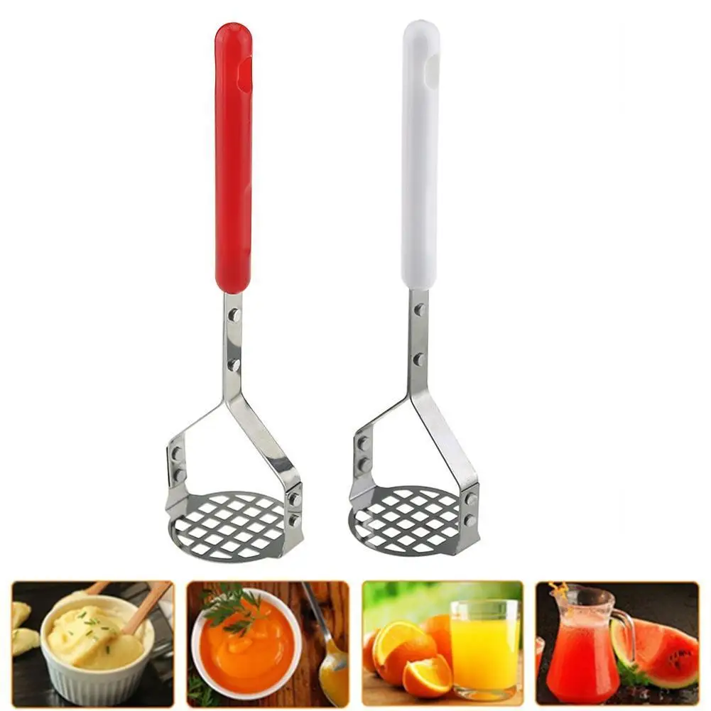 

Potato Masher Steel Potatoes Mud Pressure Mud Machine Fruit Crusher Vegetable Tools Kitchen Garlic Crusher Gadgets
