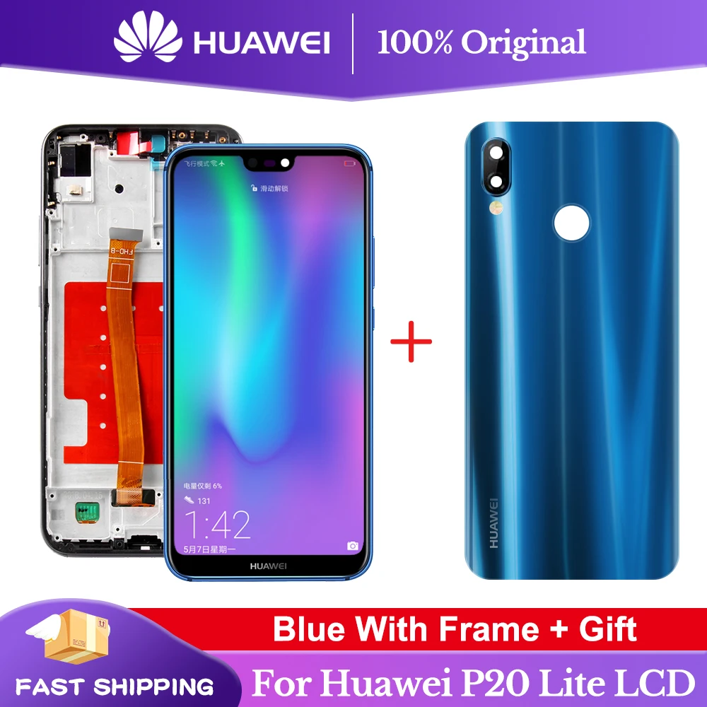ЖК-дисплей для HUAWEI p20 lite с сенсорным экраном и дигитайзером в сборе дисплей P20lite/nova