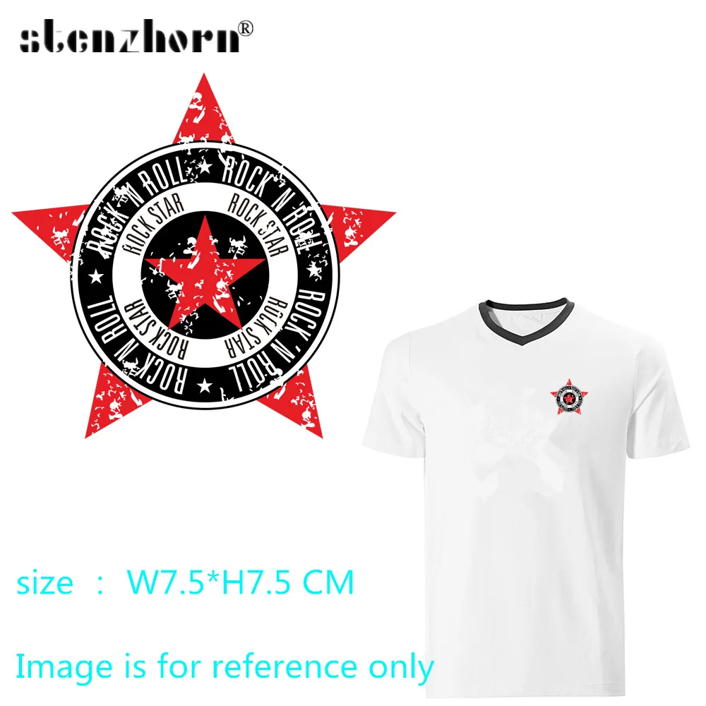 Термоклейкие нашивки для одежды Rock Star термоклейкие | Дом и сад