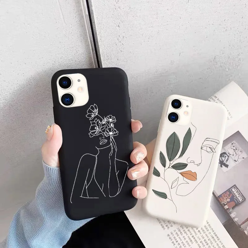 Чехол для телефона в стиле ретро с абстрактным геометрическим рисунком iPhone 12 11 Por