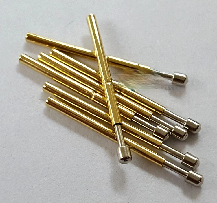 

100Pcs Test Pin 1MM Probe 16.5MM Test Thimble P75-D2 Round Head Test Pin IICT Pogo Pin