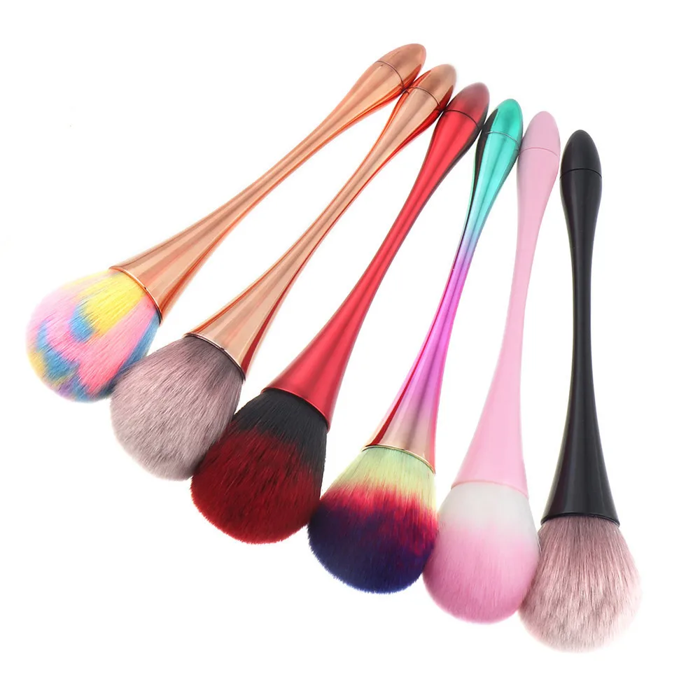 

Soft Synthetic 1pc Hair Makeup Brush Large Soft Beauty Powder Big Blush Flame Foundation Cosmetic Brushes Tool