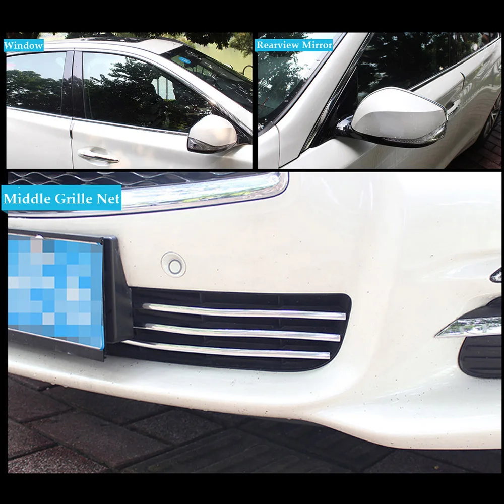 

12mm / 16ft Car Bumper Strip Adhesive Auto Bright Silver Chrome Moulding Trim Anti-collision strip car door trim