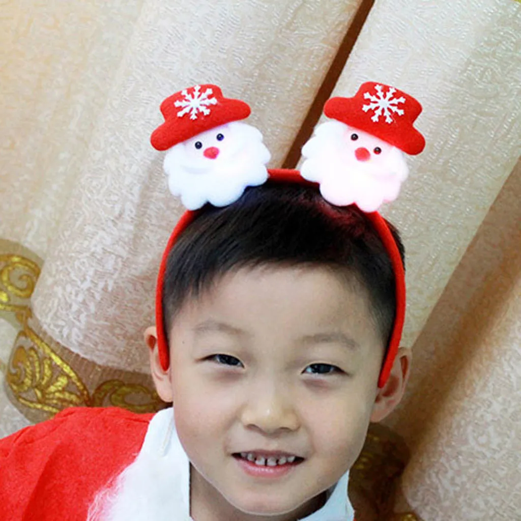 1 шт. светодиодный светильник Рождественская повязка на голову для взрослых и