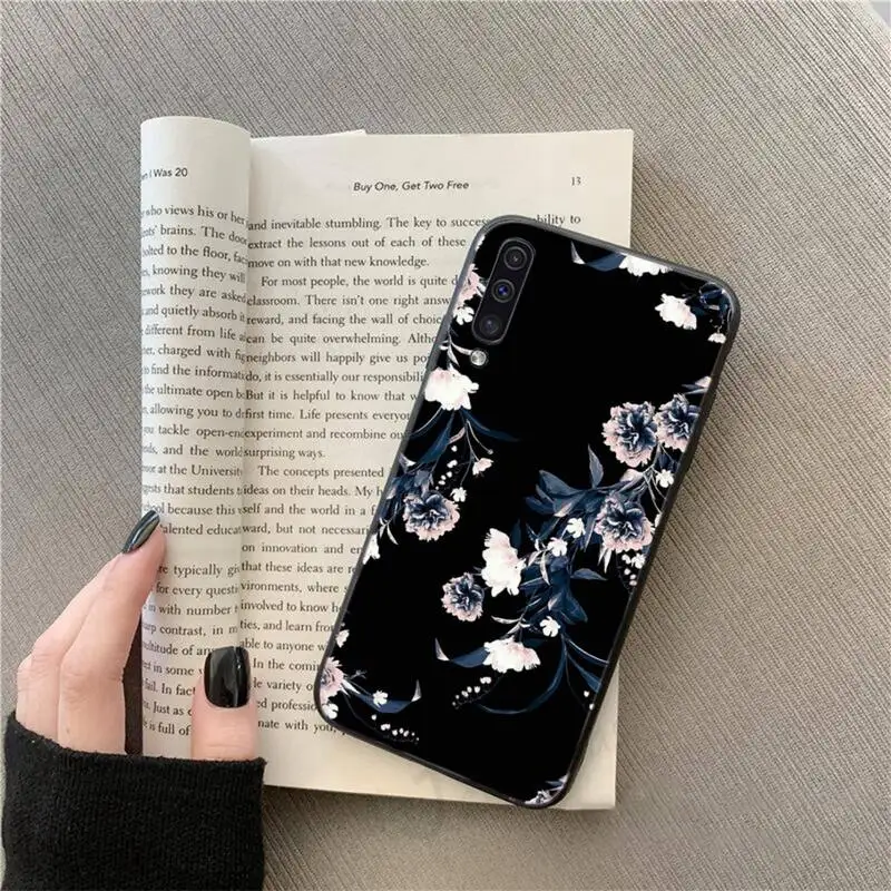 

Retro flowers aesthetics Phone Case For Samsung galaxy S 9 10 20 A 10 21 30 31 40 50 51 71 s note 20 j 4 2018 plus
