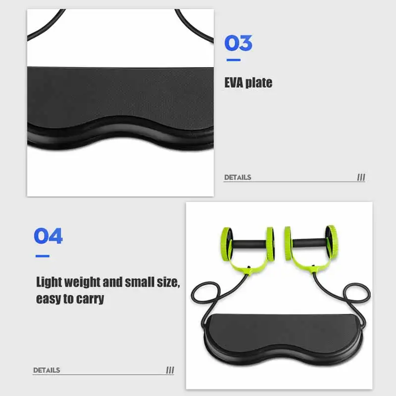 Ролик для растяжки мышц живота эластичный тренажер похудения и потери веса