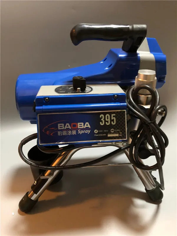 Новый безвоздушный распылитель высокого давления краски Электрический 390 395