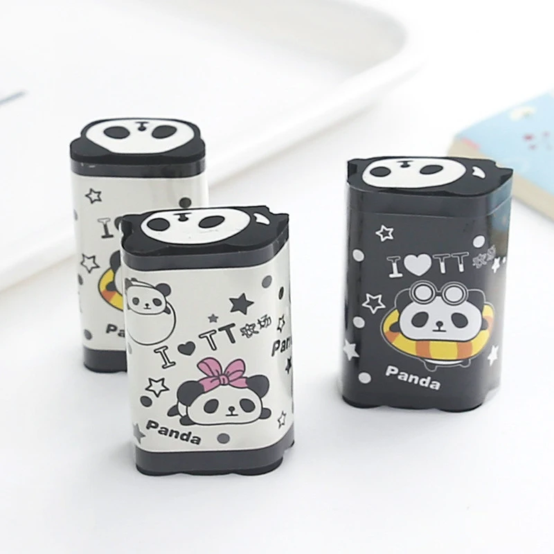 Милые ластики с пандой мини животные Резиновые ученики корейская мода