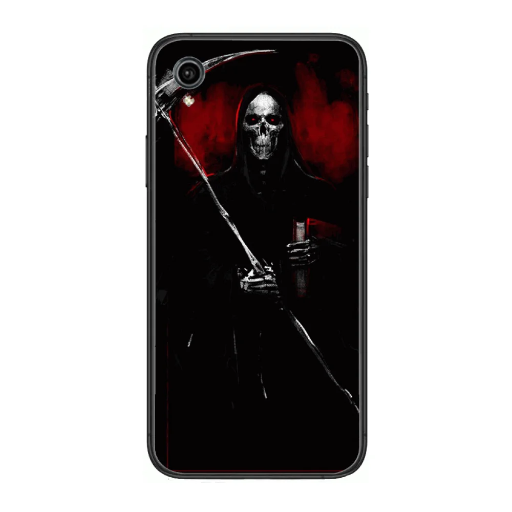 

Redmi's Skeleton Reaper Style Phone Cases cover For VIVO X50 30 Y97 91 93 85 83 81 79 73 V 17 15 9 S7 U3X black Covers