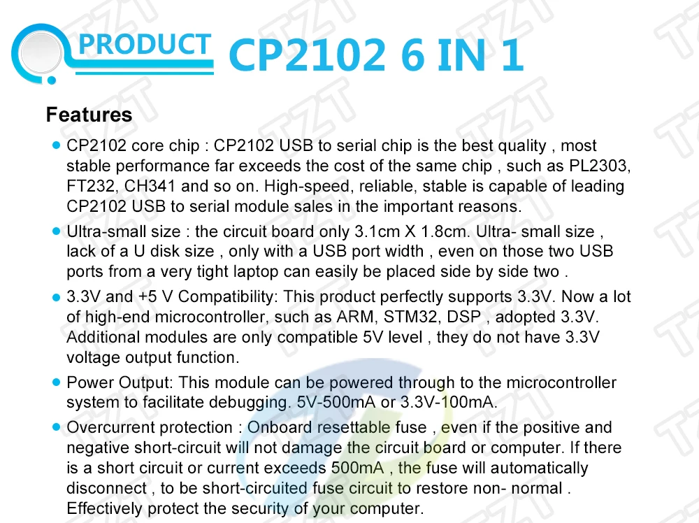 1 шт. отличный USB CP2102 к ttl RS232 USB ttl к RS485 взаимное преобразование 6 в 1 модуль преобразования хорошее