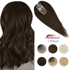 Парик Moresoo из натуральных волос, 1,5 х 5 дюймов, женский парик, прямые волосы, прямые волосы на заколке