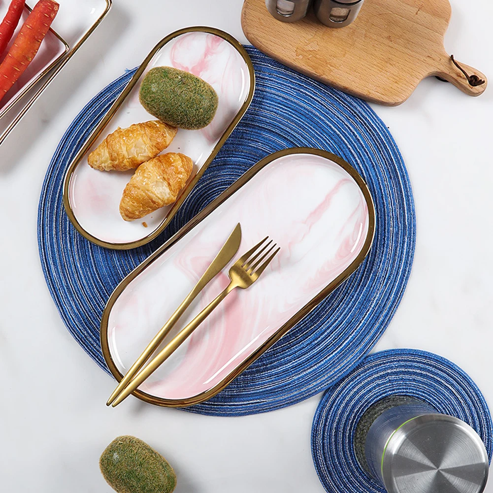 

Round Braided Placemats Set of 6 Washable Round for Kitchen Table