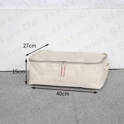 

Canvas Clothes Quilt Storage Bag Wardrobe Organizer Bag for Clothing Large Capacity Laundry Storage Bag Home Organization