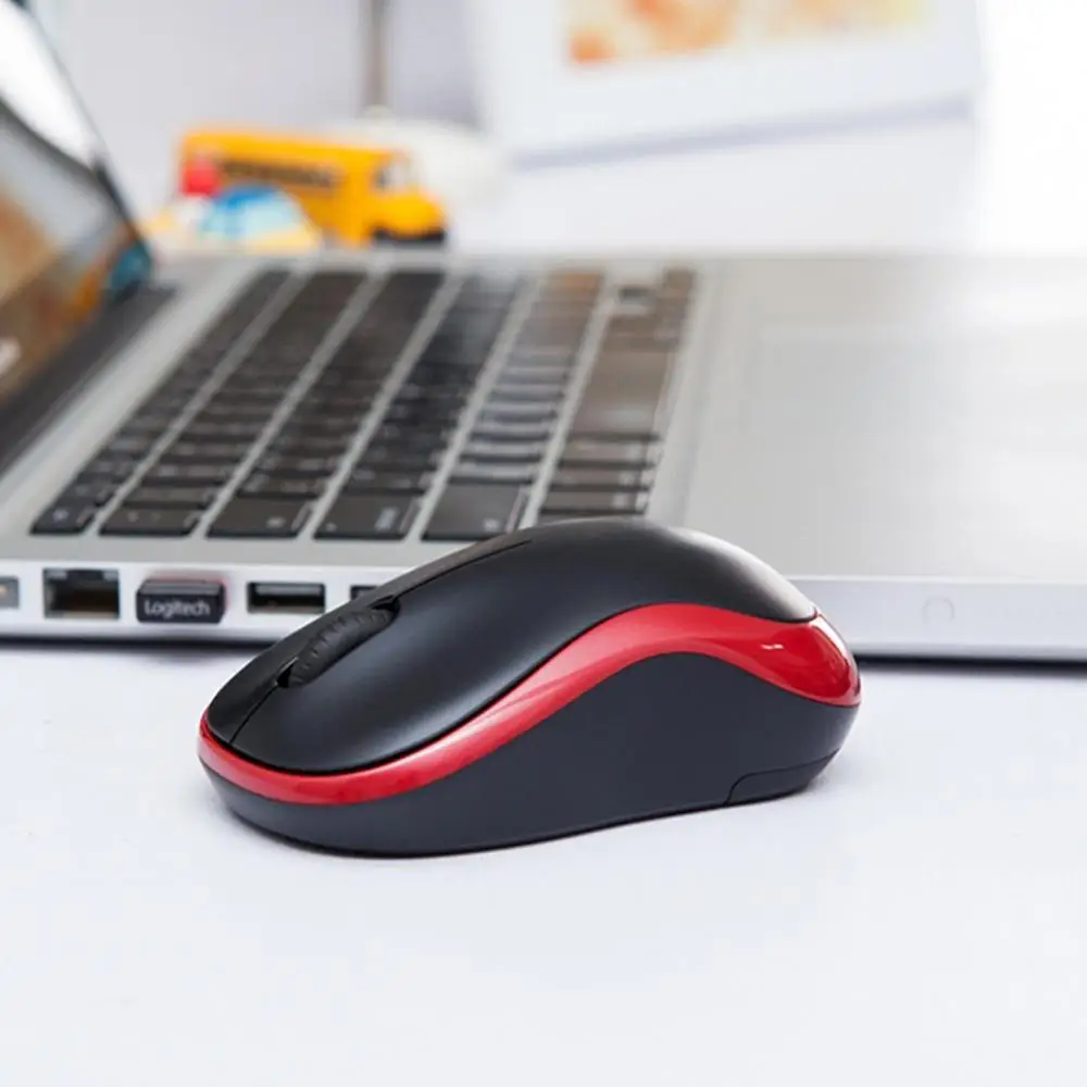 Logitech M185/M186 Беспроводной Мышь с 1000 Точек на дюйм 2 4 ГГц офисные для ПК/ноутбук Windows