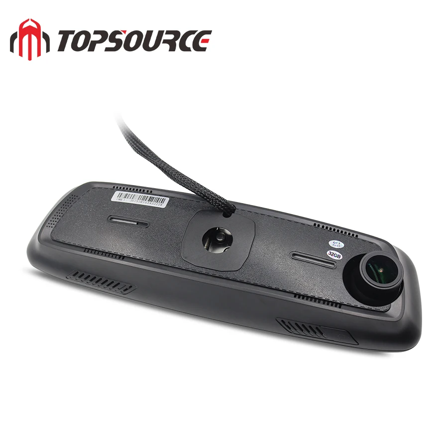 TOPSOURCE 2 + 32G автомобильное специальное зеркало DVR камера 4G Android 7 86 &quotADAS BT Full HD 1080P
