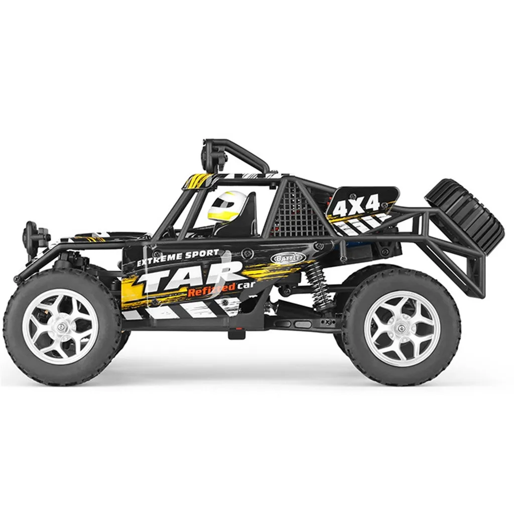Wltoys 18428 Модернизированный 540 щеточный мотор высокая скорость 40 км/ч 1:18 4D 2,4G RC автомобиль