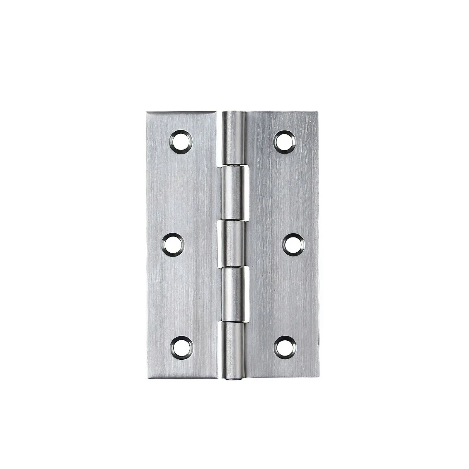 

3-Inch Hinge Door Connector Accessories Durable Furniture Home 6 Mounting Holes Stainless Steel Hinges Window Cabinet Box