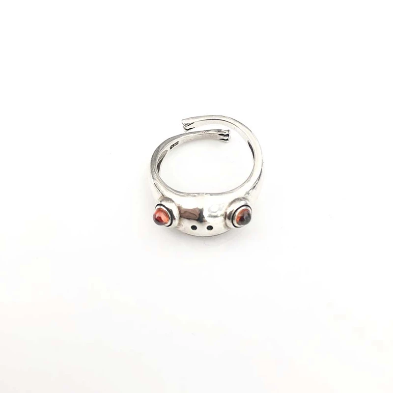 

Cute Animal Frog Rings For Women Vintage Punk Kids Open Finger Rings Boho Resizable Ancient Silver Color Girl Party Jewelry Gift