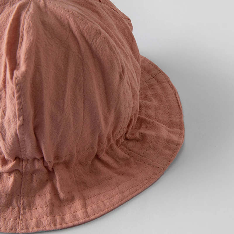 Летняя уличная детская шляпа хлопковая от солнца для маленьких девочек летняя