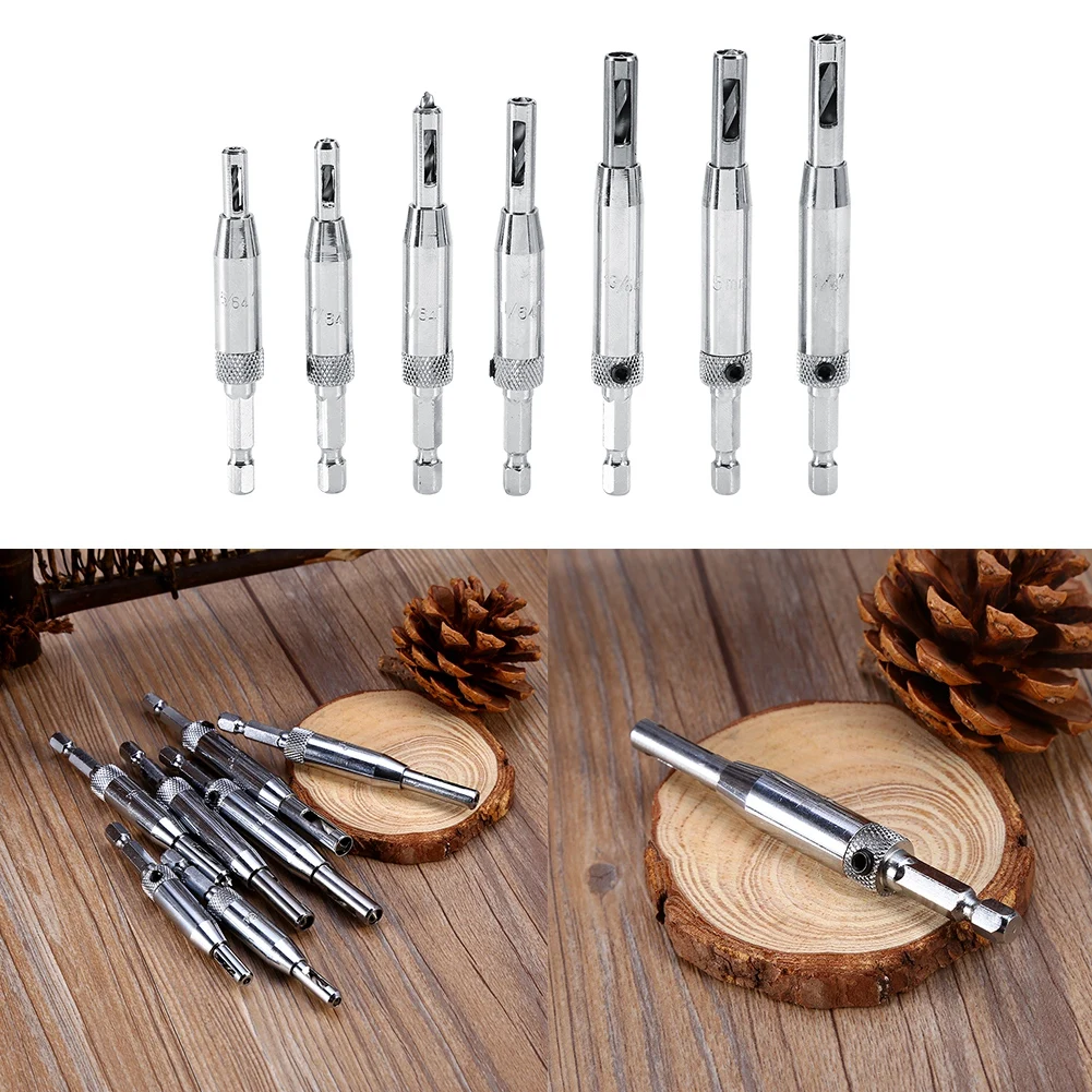 Набор самоцентрирующихся сверл 7 шт./лот для двери и окна с шестигранным