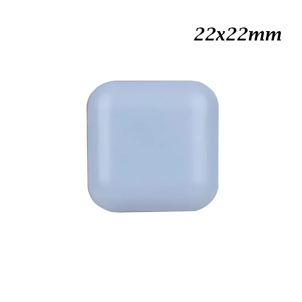 22x22mm 4 шт Анти-истирание мебель ноги слайдер колодки самоклеющиеся пол протектор легко перемещать тяжелый стол диван слайдер коврик стул фитинги - Цвет: 22x22mm