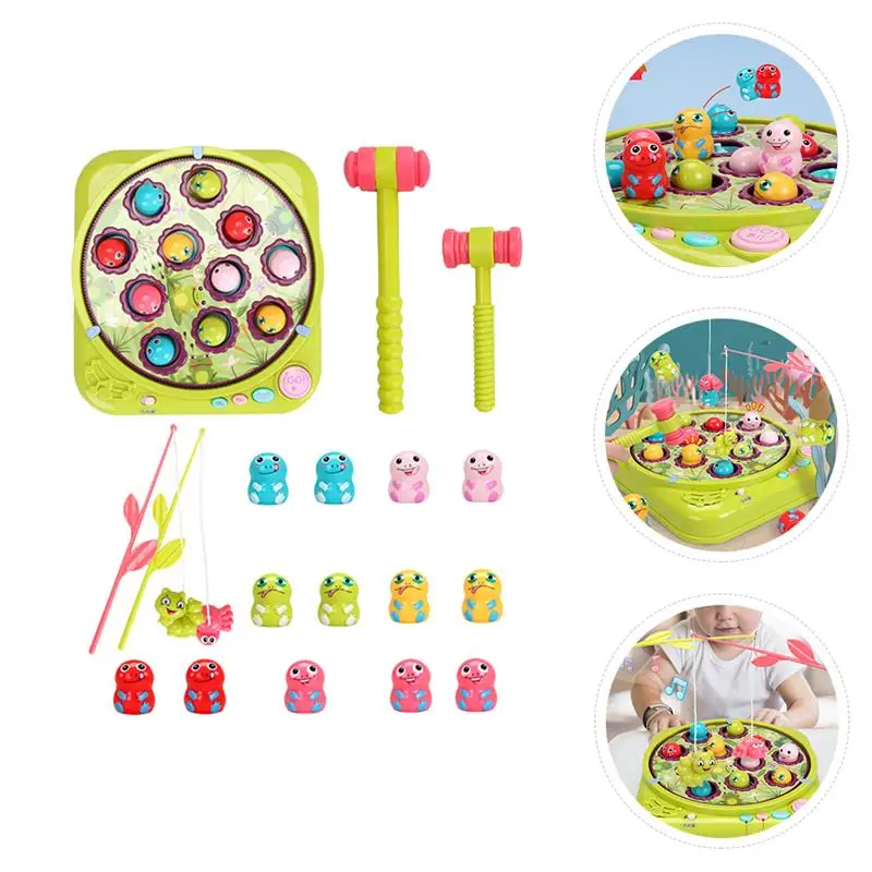 

1 set of Kid Beating Toy Fun Hammer Toy Educational Toy Gift Without Battery