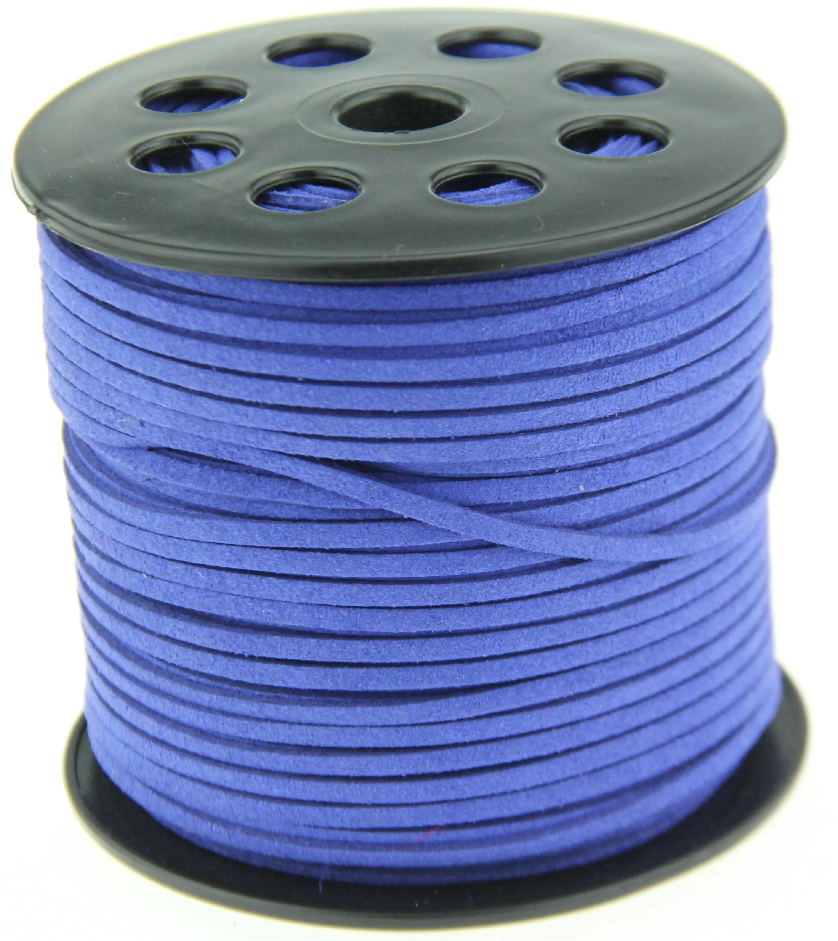 

100 yards 3mm Sapphire Faux Suede Leather String Jewelry Making Thread Cords wholesale luxury accessories With Spool supplies