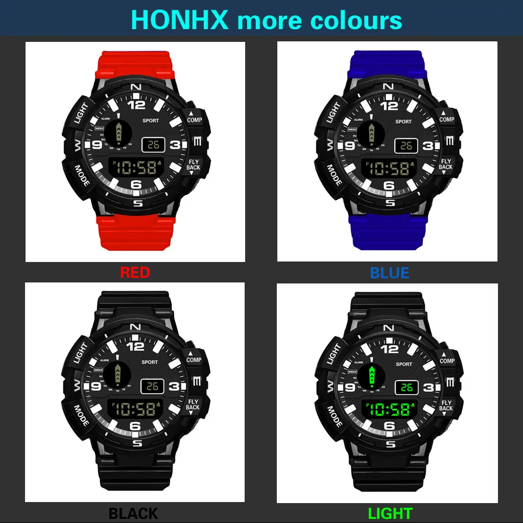 Relogio curren relogio masculino honhx роскошный для мужчин s цифровой светодиодный часы Дата спортивные мужские уличные электронные часы reloj mujer